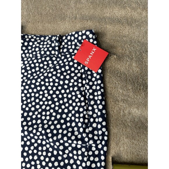 SPANX Sunshine Shorts 6" Navy Painted Dot Women's Size XL - Picture 9 of 14